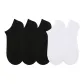 5 Pack[No-Show Socks Black 3-No-Show Socks White 2][Massage Cut-Toe]