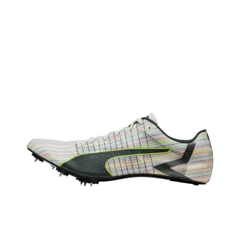 PUMA Future Anti Slip Wear Resistant Low Top Carbon Plate Sprint Running Shoes Unisex White