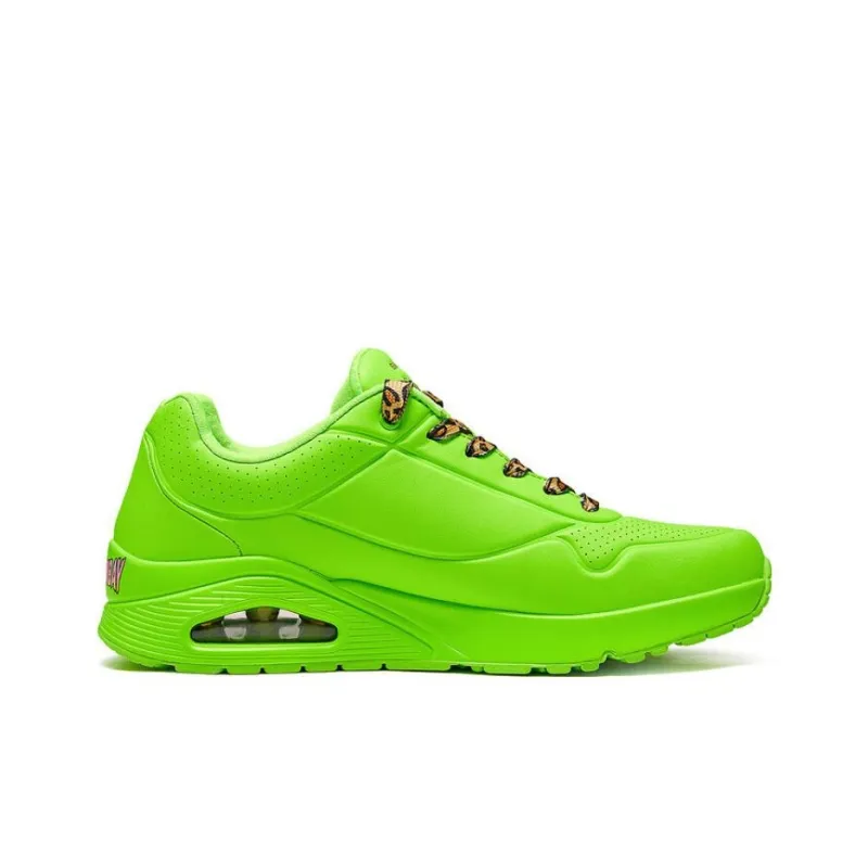 Skechers Anti Slip Wear Resistant Low Top Casual Shoes Men's Green-1