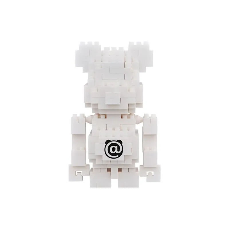 BE@RBRICK x Nanoblock Black And White Set Combination Trendy Figures 9.5cm-3