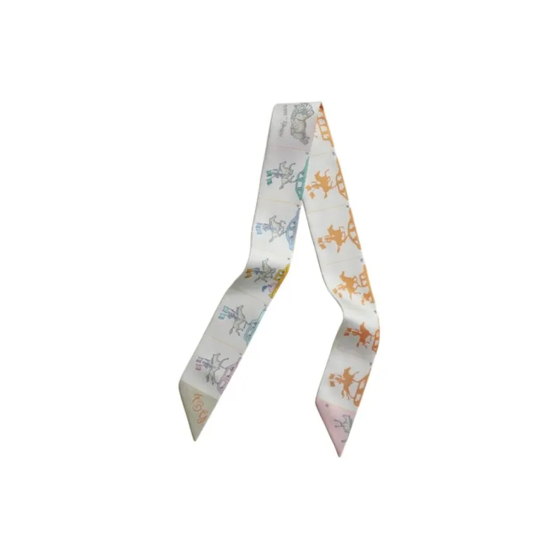 HERMES Silk Scarves Women's Multicolor-5