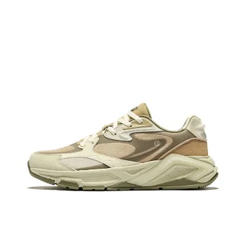 Erke Durable Breathable Low Top Casual Shoes Men's Light Brown