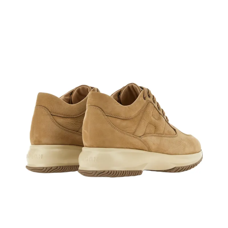 HOGAN Interactive Low Top Casual Shoes 5.5cm Women's Light Umber-3