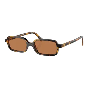 MIU MIU Tortoiseshell effect Rectangle frame Sunglasses
