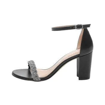 Stuart Weitzman/SW One Strap Sandals 8cm Women's Matte Black