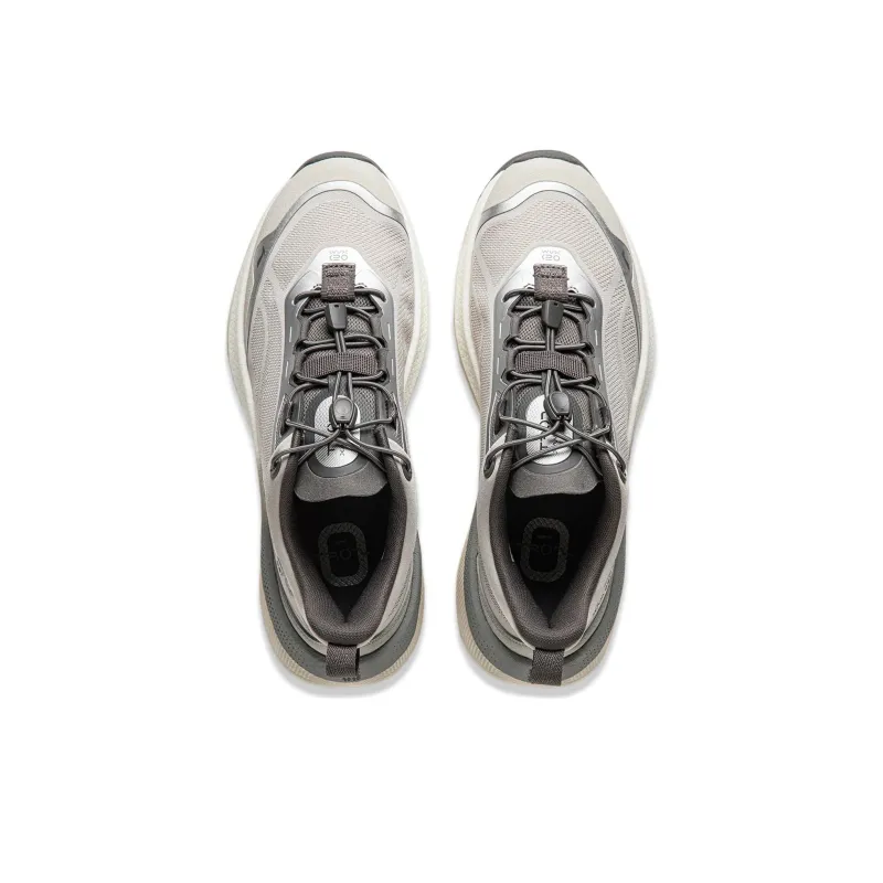 LiNing SOFT GO MAX Slip Resistant, Abrasion Resistant, Breathable Low Top Casual Shoes Men's Gray-3
