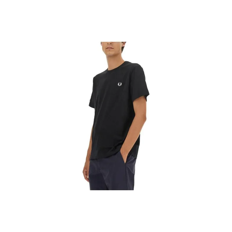 FRED PERRY T Shirts Men Black-2