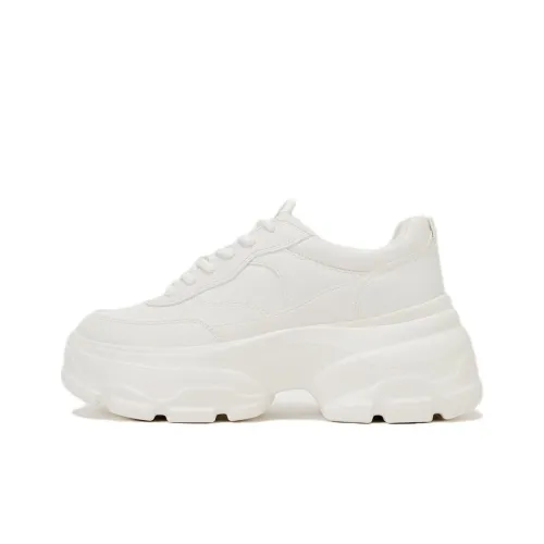 ZARA Chunky Sneakers Women's Low-Top White