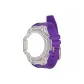 Transparent Case Purple Strap