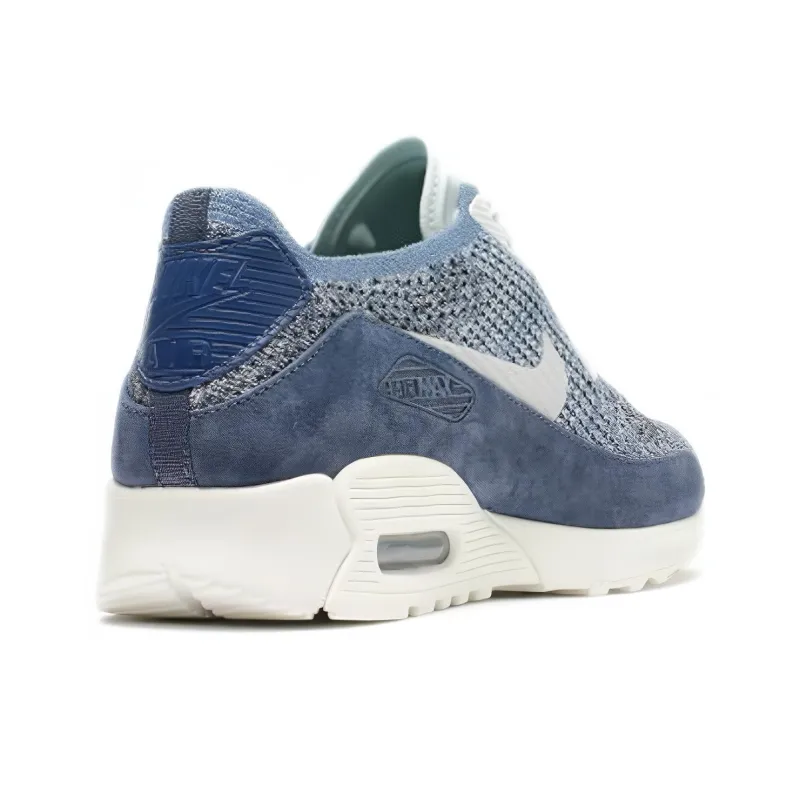 Nike Air Max 90 Ultra 20 Flyknit 'Grey White' Women's-2