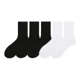 5 Pack[Crew Black 3-Crew White 2]