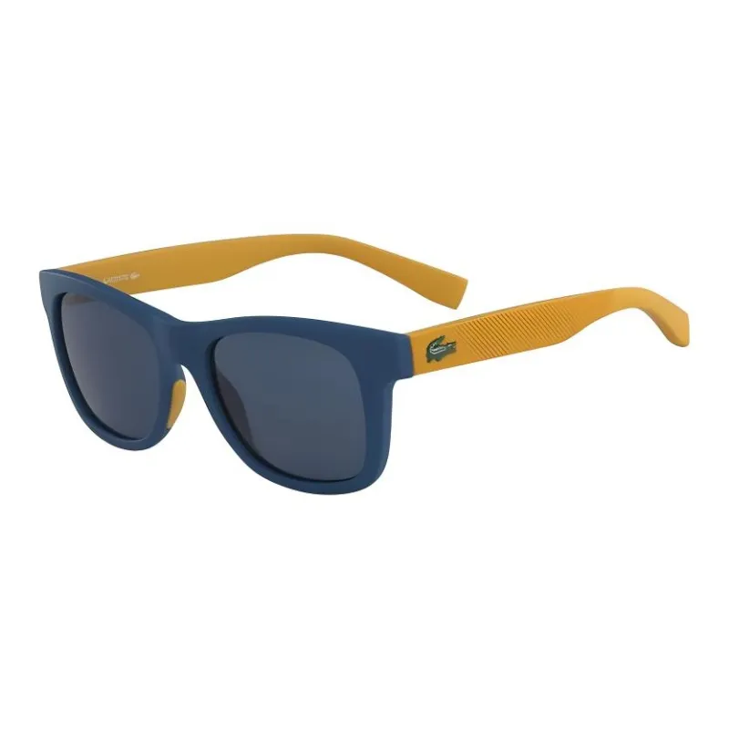 LACOSTE Plastic Acetate Square Sunglasses Kids' Blue/Yellow-0