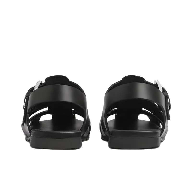 Bottega Veneta Alfie Roman Sandals Men's Black-3