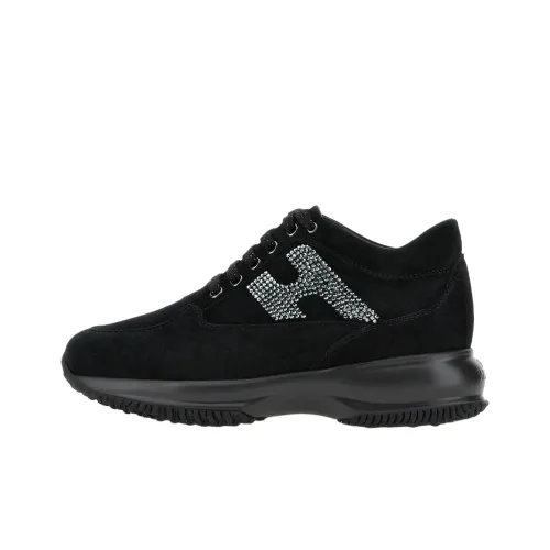 HOGAN Interactive Embellished Lace Up Sneakers Women's