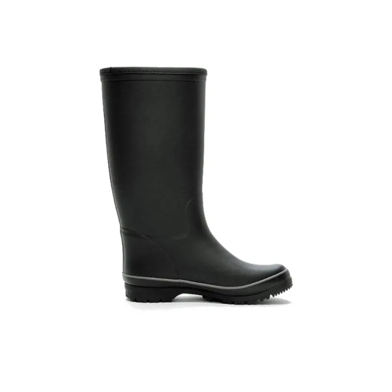 MoonStar Waterproof And Wear-resistant Rain Boots Women's Black-1