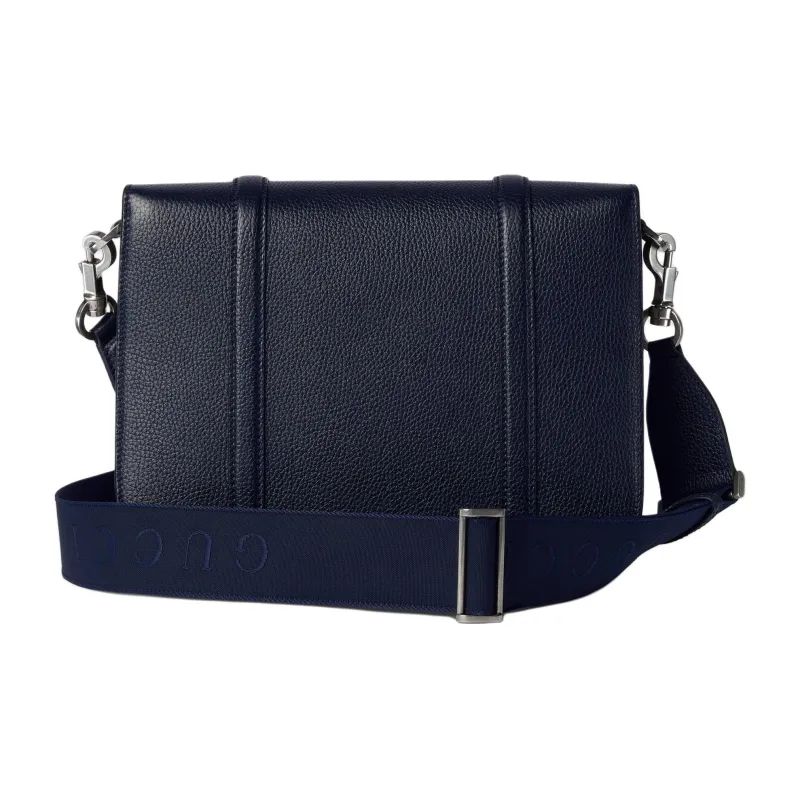 GUCCI Original Canvas Cross Shoulder Bag Men's Beige & Blue-3