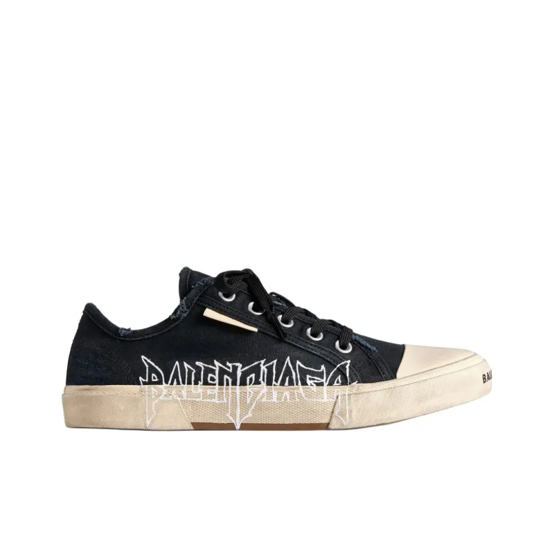 Balenciaga Paris Low Top Skateboard Shoes Men's Black-1