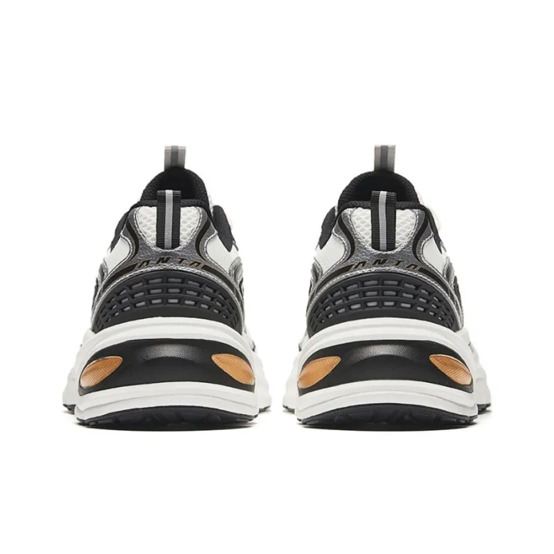 Anta Life Collection Anti Slip Wear Resistant Low Top Casual Shoes Men's White Silver Black-3