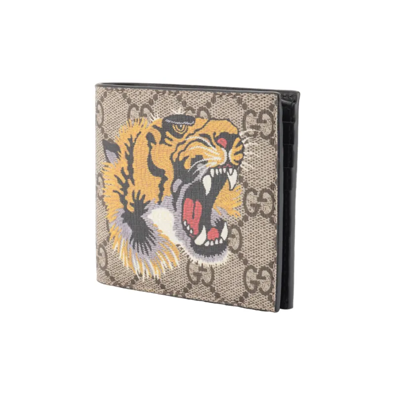 GUCCI Canvas Wallet, Wallet Men's Ebony-2