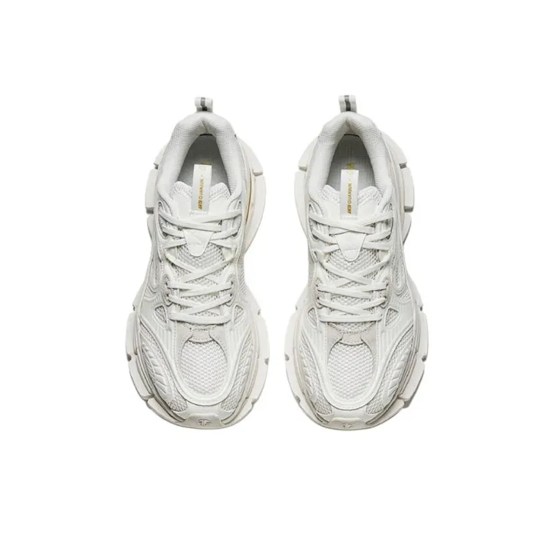 HEYTEA x Anta Champion Series Anti Slip Wear Resistant Low Top Casual Shoes Men's Papyrus White-2