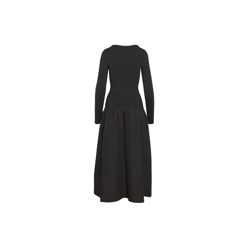 ARITZIA Babaton Guild Dress Long-Sleeved Dresses Women's Black-1