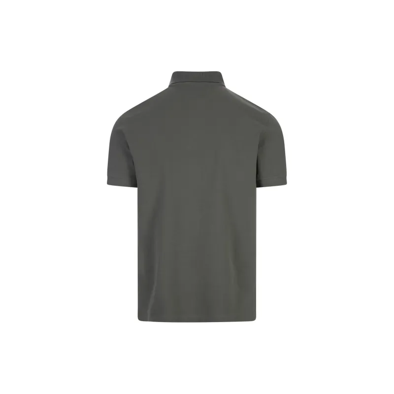 STONE ISLAND Logo Patch Polo Shirt-1