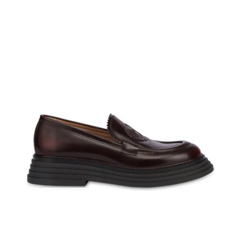 Pollini Stairway Loafers Women's Dark Brown-1