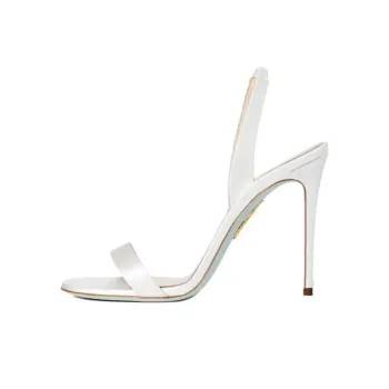 AQUAZZURA So Nude Strap Sandals 10.5cm Women's White