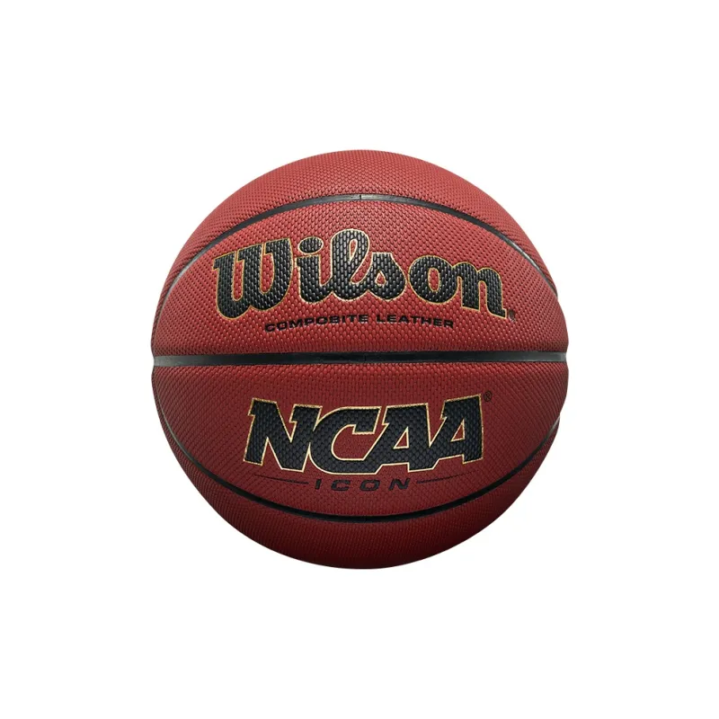 Wilson NCAA PU Basketball Red Brown Size 7 Ball Training Unisex-0
