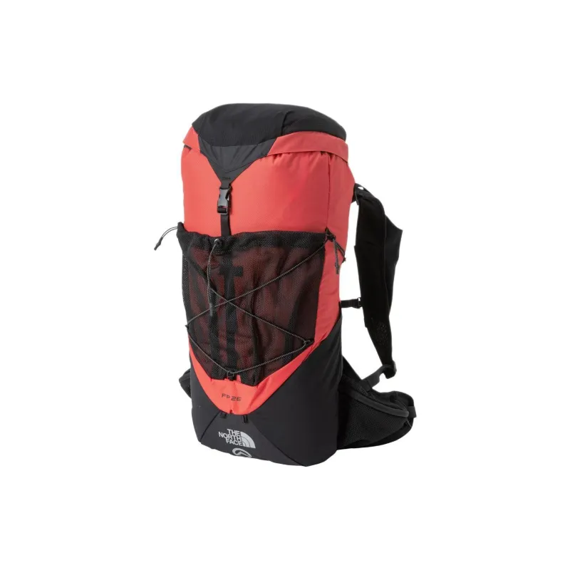 THE NORTH FACE Nylon Backpack Unisex Bright Orange & Black-0