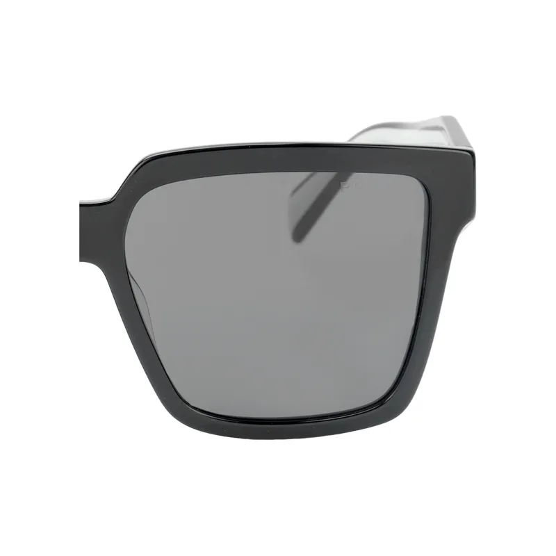 PRADA Irregular Shape Sunglasses Women's Black-3