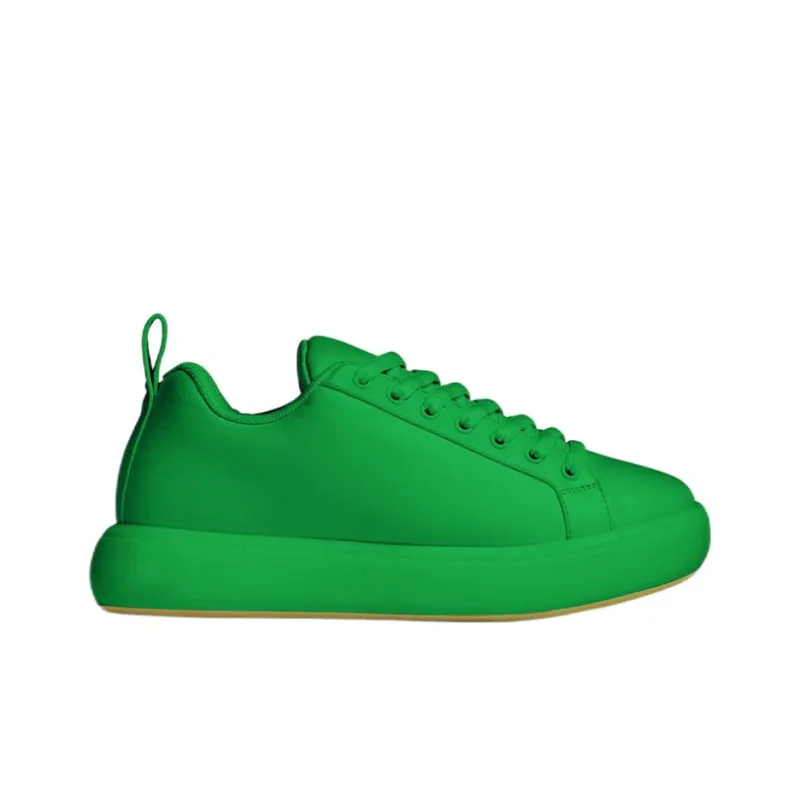 Bottega Veneta Puddle Low Top Skateboard Shoes Men's Green-1