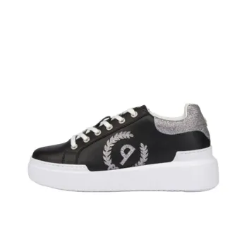 Pollini Carrie Low-Top Skateboard Shoes 4.5cm Women's Black