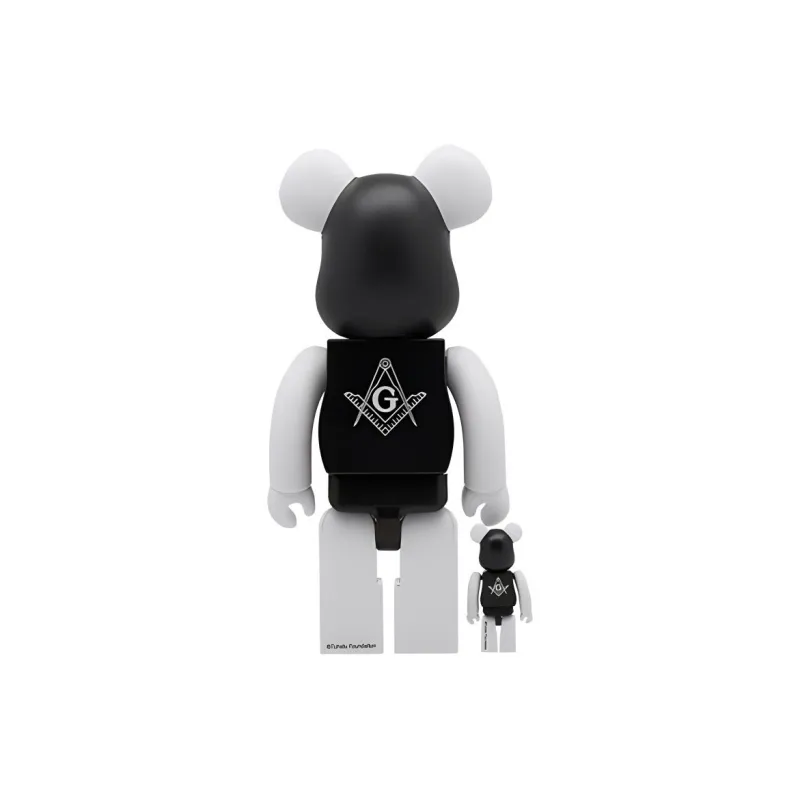 BE@RBRICK X FREEMASONRY X FRAGMENT Hiroshi Fujiwara DESIGN Trendy Figures-1