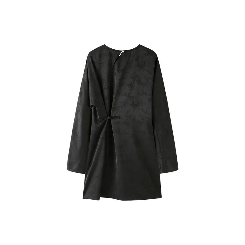 PEACEBIRD Long Sleeved Dresses Women's-1