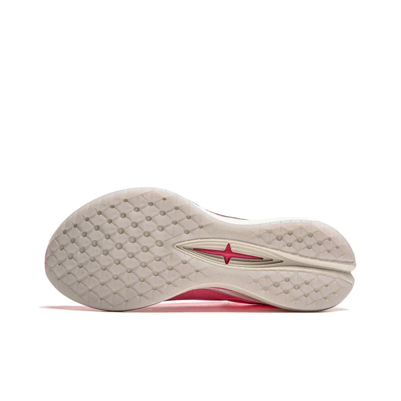LiNing Red Hare 7 Pro Cushioned Slip Resistant Abrasion Resistant Low Top Casual Running Shoes Women's Fluorescent Pink-5