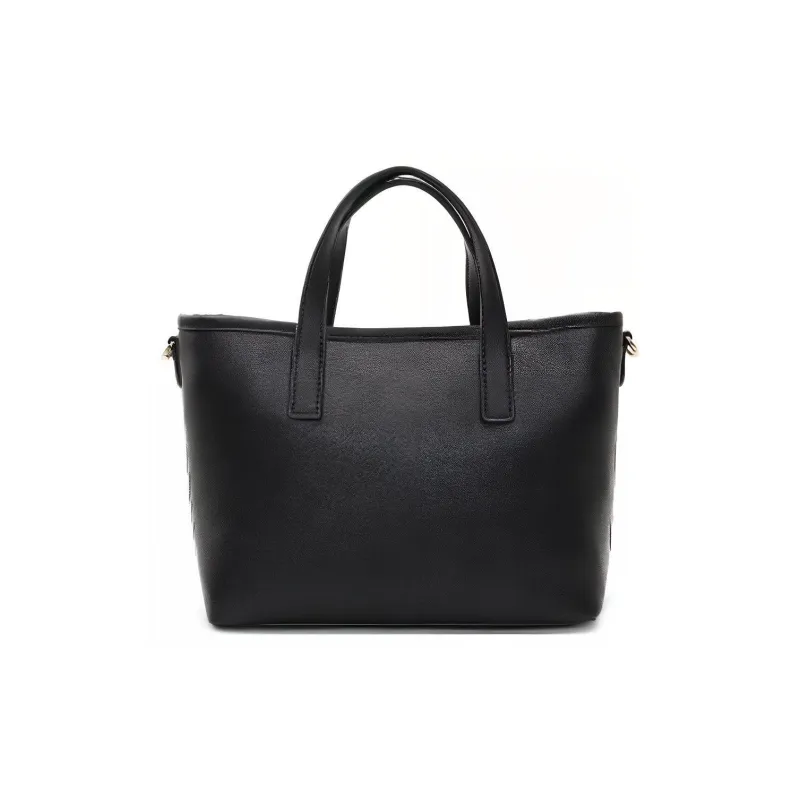 GUESS Artificial Leather Shoulder Bag, Crossbody Bag, Handbag Large Size Women's Black-1
