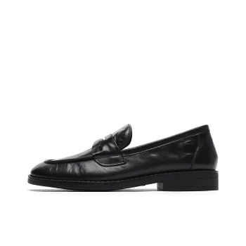 GOLDLION Loafers Women's Black/Light Brown