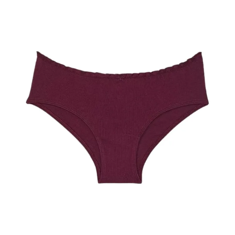 Victoria's Secret PINK Underpants Women's 1 Pack Burgundy-0