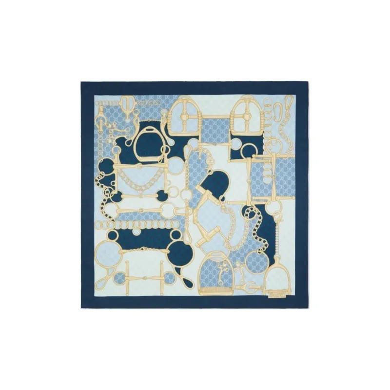 GUCCI Gg Horsebit Scarf-0
