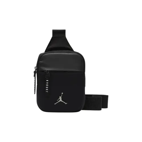 Jordan Polyester One Shoulder Crossbody Fanny Pack Regular Unisex Black