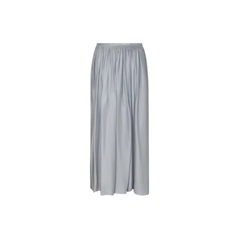 GIORGIO ARMANI Ruched Satin Maxi Skirt-1
