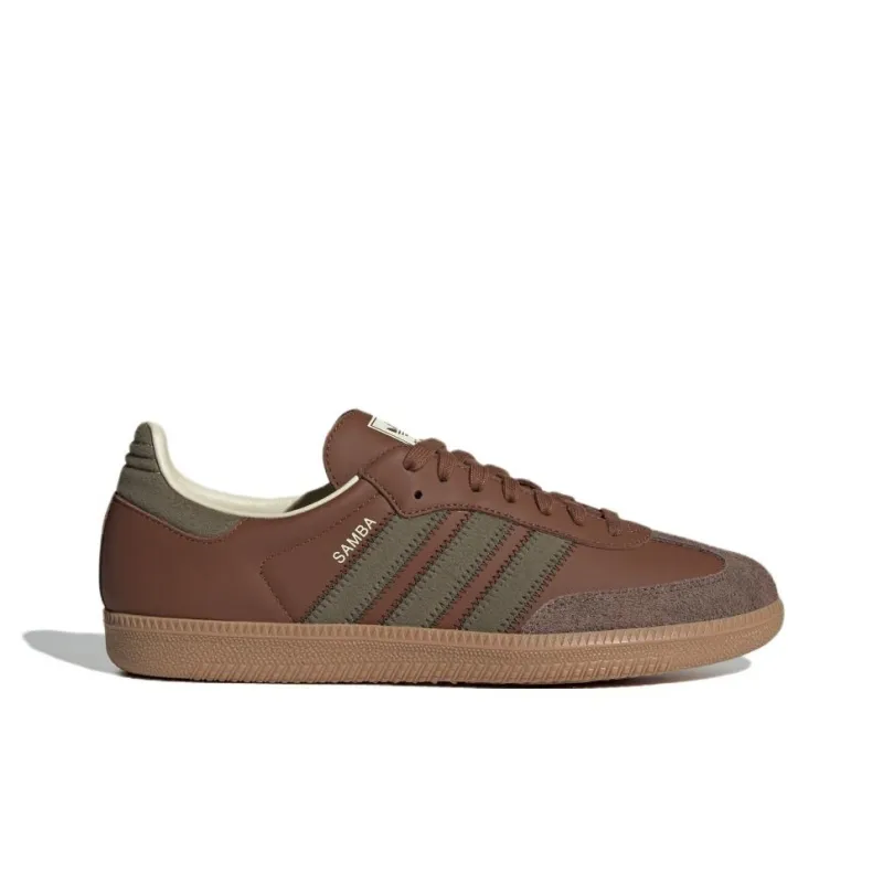 Adidas Samba Og Preloved Brown Olive Strata-1