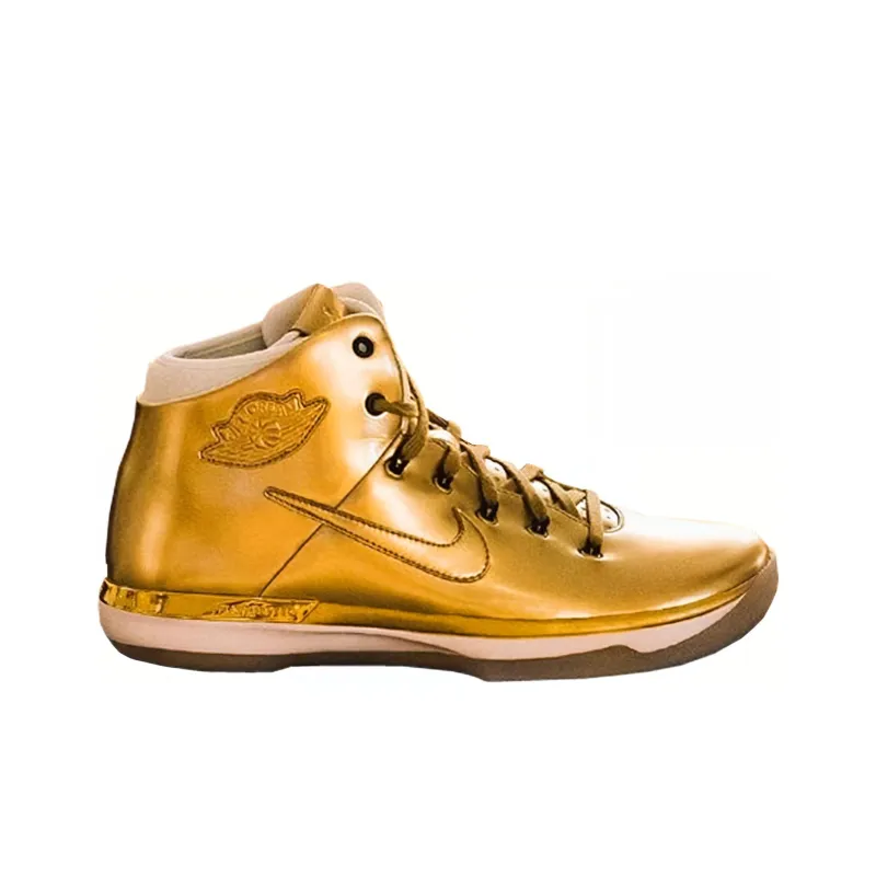 Jordan Air Jordan 31 Xxx1 Gold All-Star Cushioning Anti-Slip And Wear-Resistant High-Top Basketball Shoes Unisex Gold-1