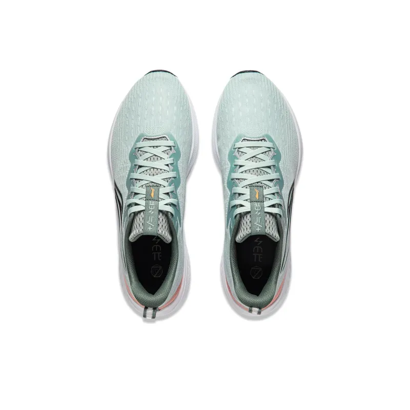 LiNing Red Hare 7 Cushioning Anti Slip Wear Resistant Breathable Lightweight Rebound Low Top Running Shoes Men's Green-3