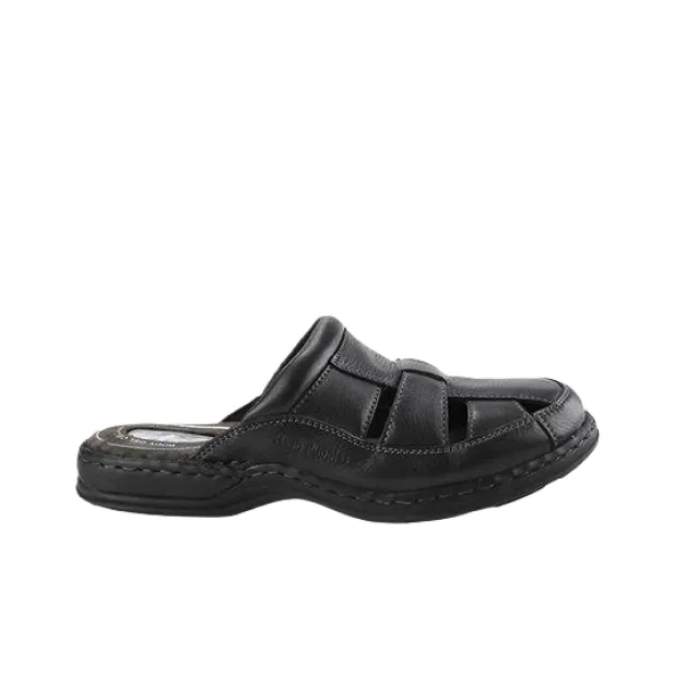 Hush Puppies Slip-Resistant Wrap-toe Slippers Men's Black-3
