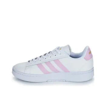 Adidas GRAND COURT ALPHA Sneakers Ftwr Cushioning Wear Resistant Low Top Skateboard Shoes Women's White Pink