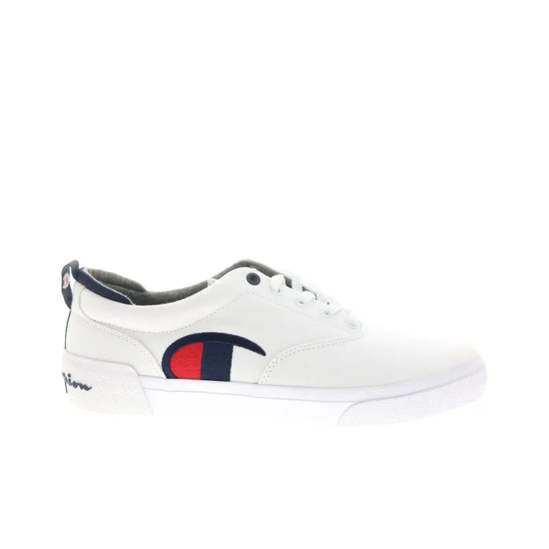 Champion Low Top Skateboard Shoes Men's White-1