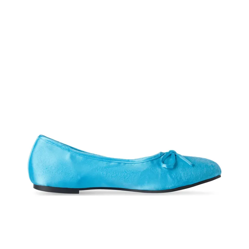 Balenciaga Leopold Ballerina Shoes 'Turquoise'-1