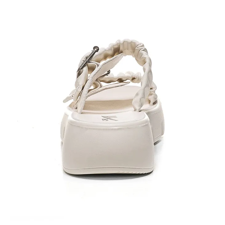 Warrior Slip Resistant Slide Slippers Women's Beige-3